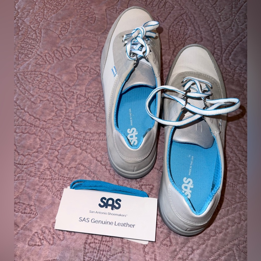 SAS Women's Sneakers in Gray and Blue - Picture 9 of 11